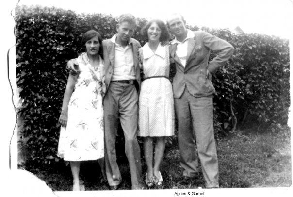 L-R:Agnes (Mayers) Gittens, Keith Watkins, Esmee (Mayers) Watkins, Garnet Mayers