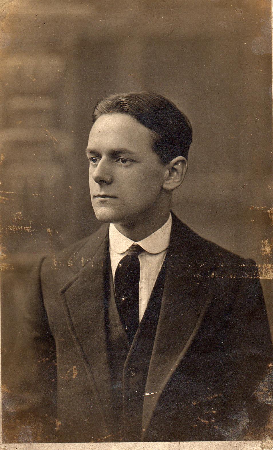 Alfred Claude Crompton at age 16