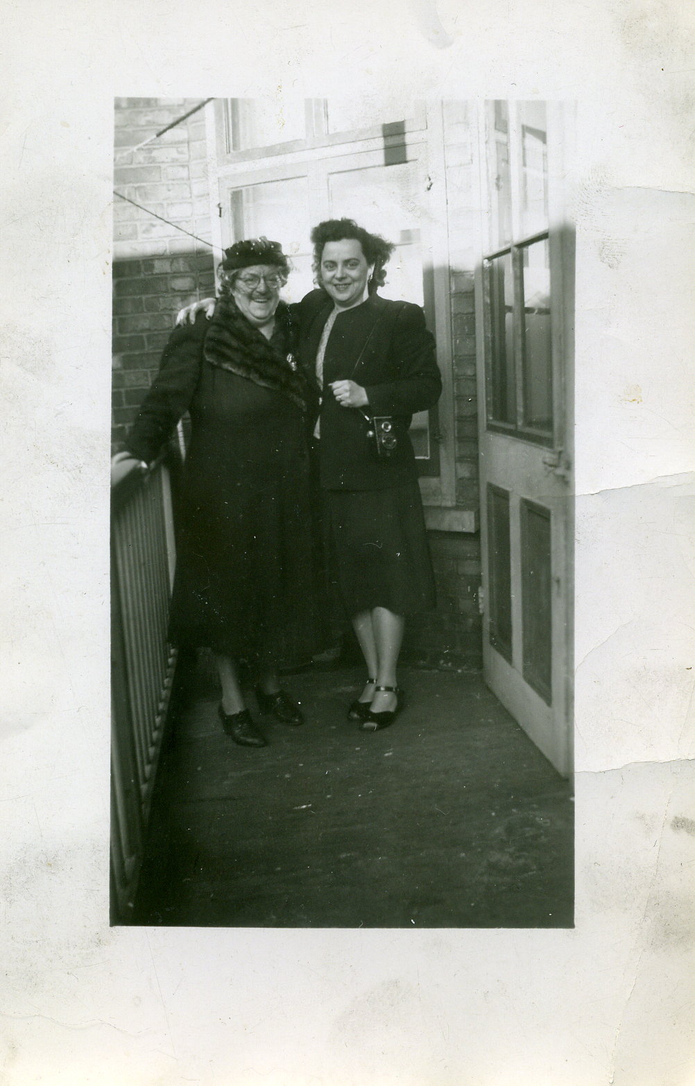 L-R: Ermyn (Stonehouse) Crittenden and Audrey L. Crittenden