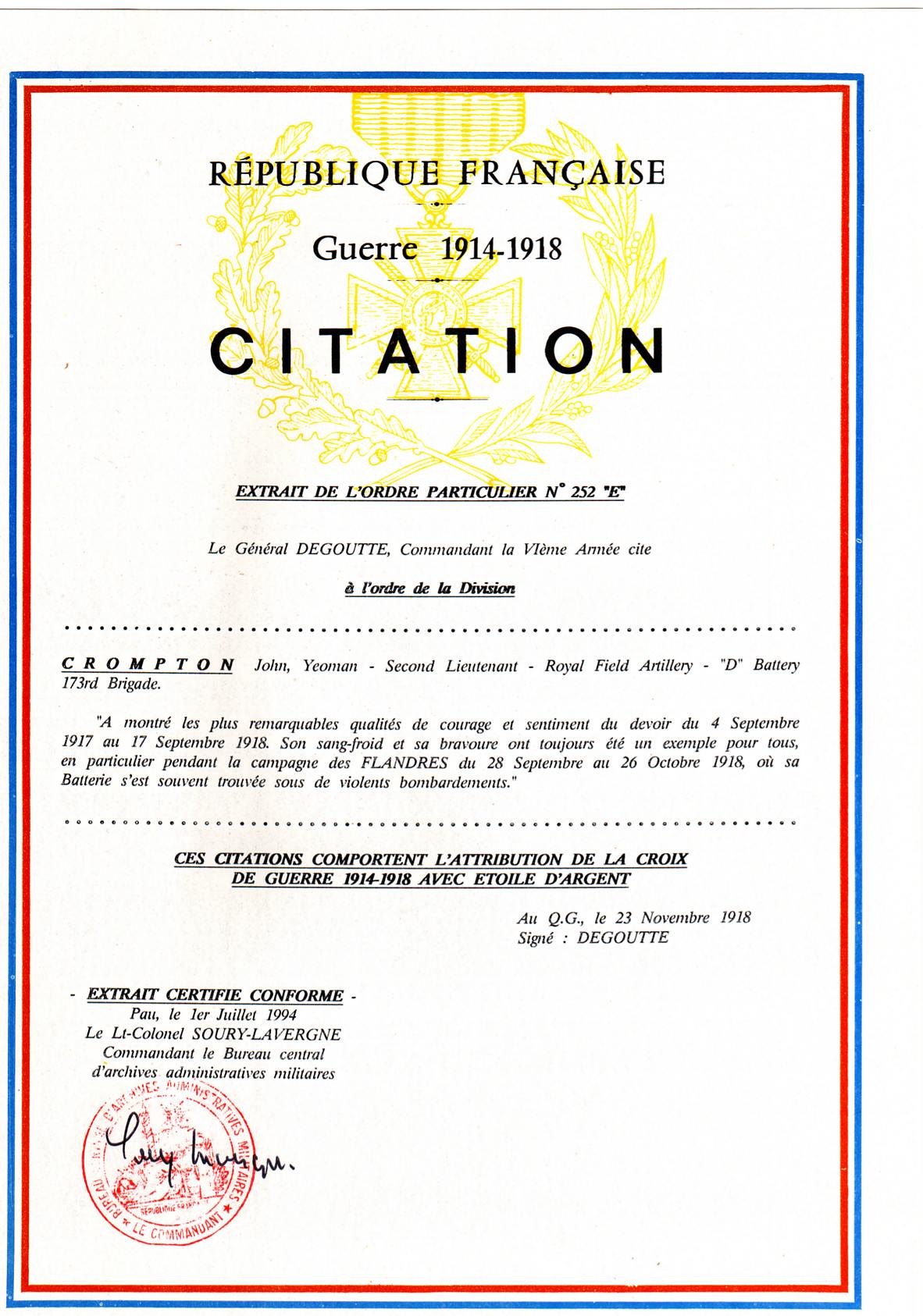 Croix de Guerre Citation.jpg