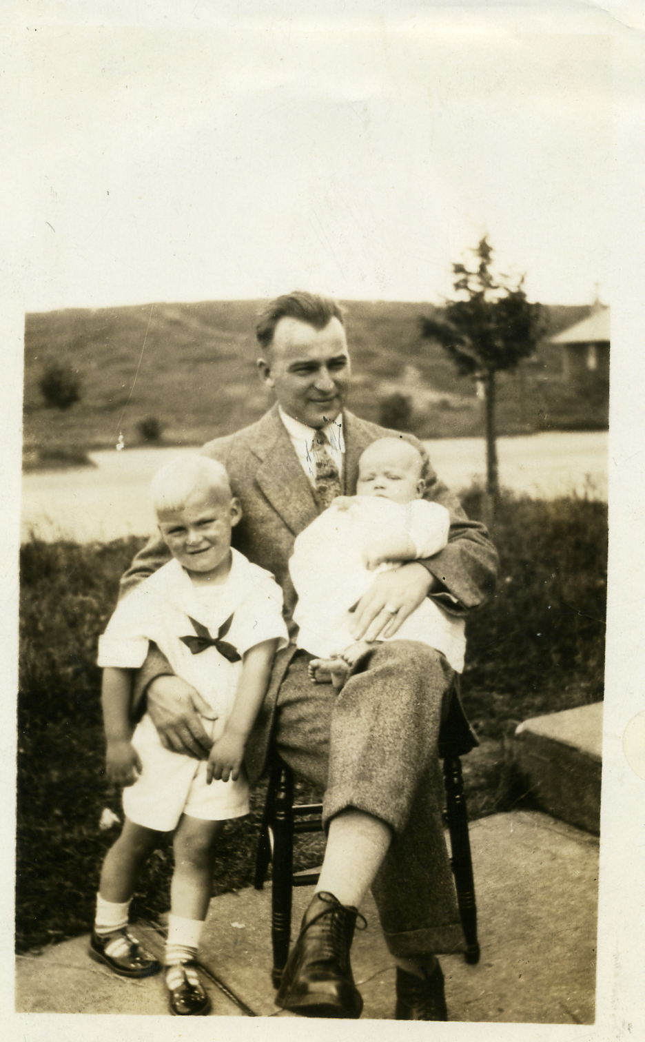 L-R Joseph Gordon Crittenden, Joseph James Crittenden, Ralph Goddard Crittenden