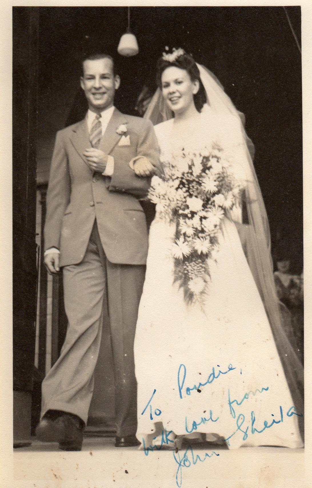 L-R: Harold John Ince and his wife Shelia