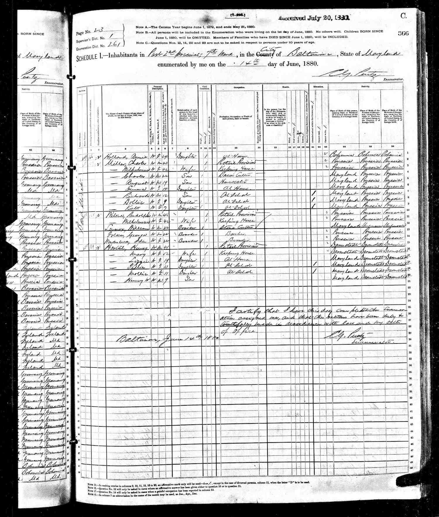 Herche Family 1880 Census.jpg
