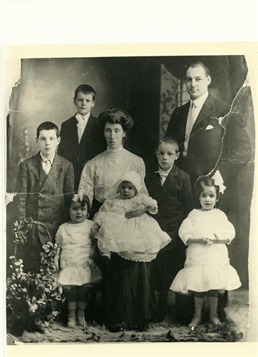 John Charles Gittins family portrait