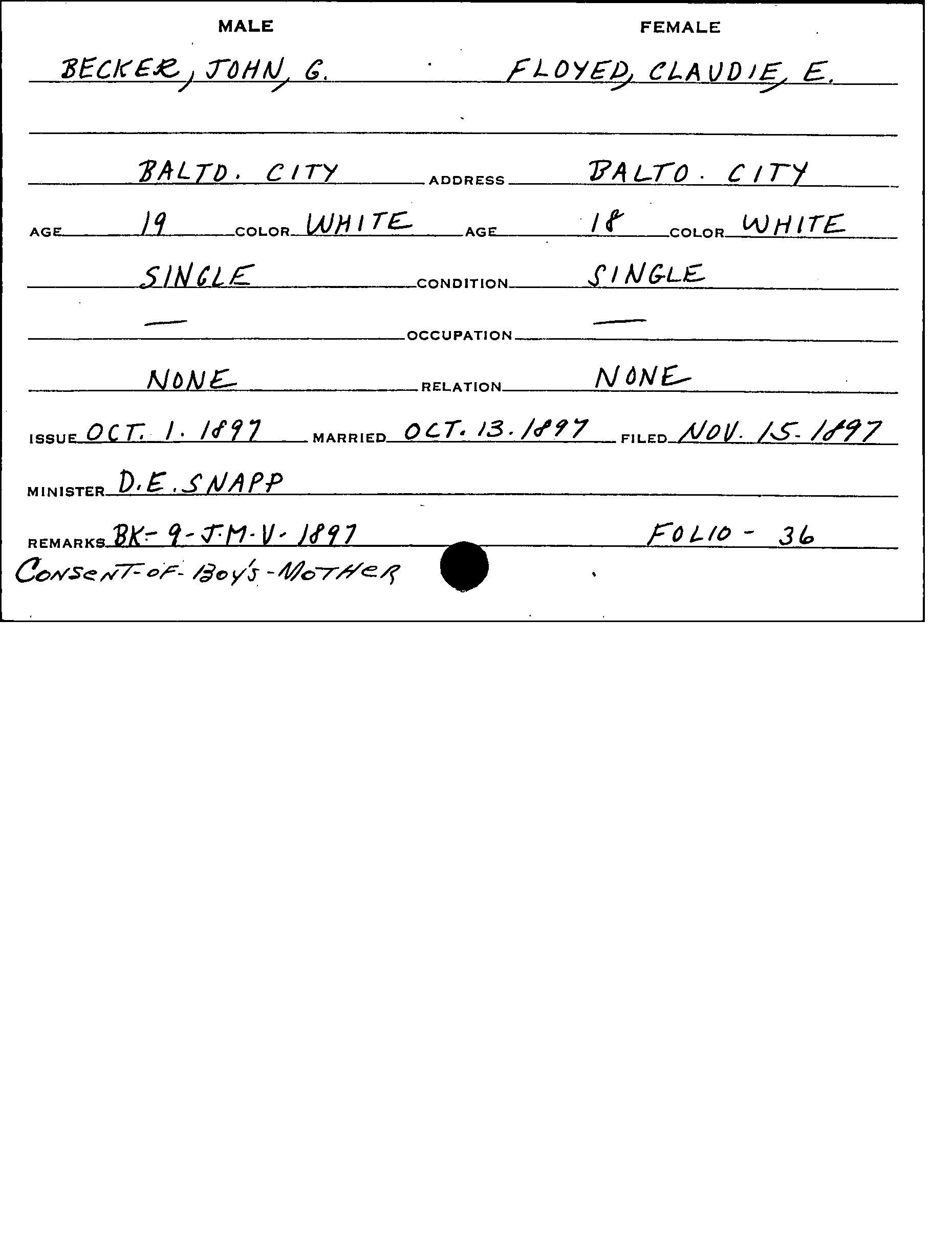 JohnGBeckerClaudiaFloydMarriageIndexCardOctober13,1897.jpg