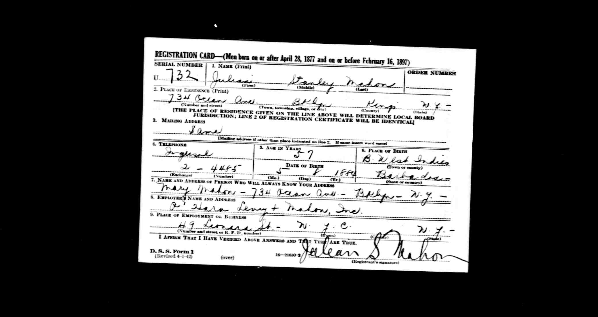 Julian_Stanley_Gittens_Mahon_WWII_Draft.jpg