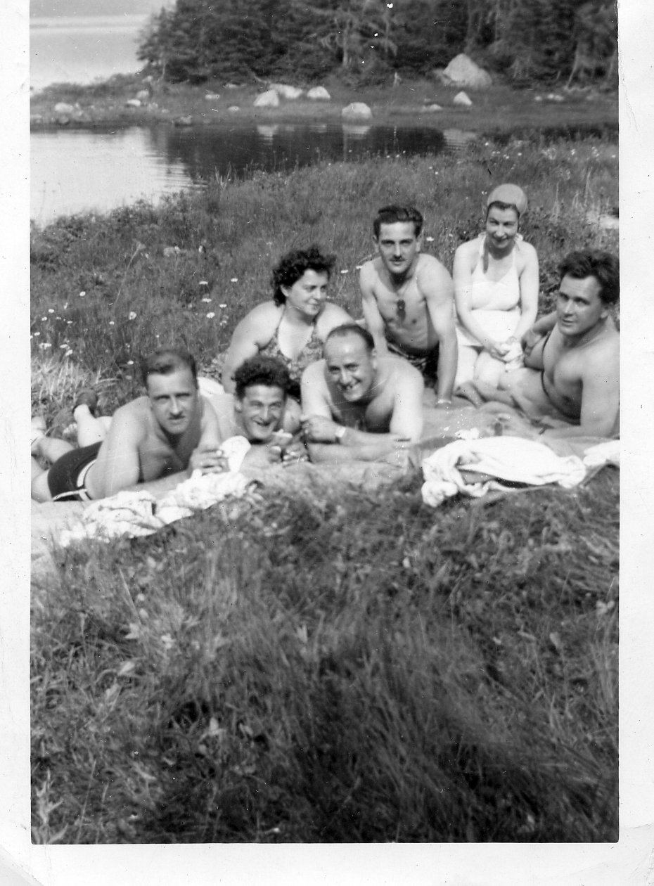 Audrey Crittenden, center of picture