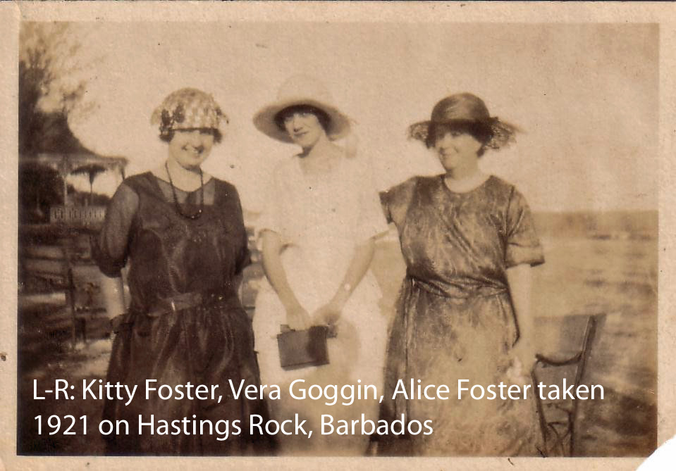 L-R: Kitty Foster, Vera Goggin, Alice Foster