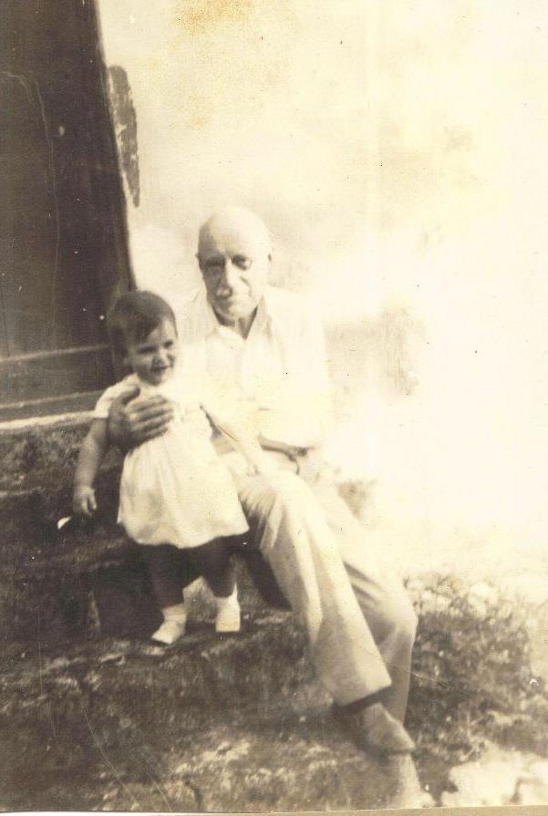 Allan Percy Foster and grandson William F. Goggin