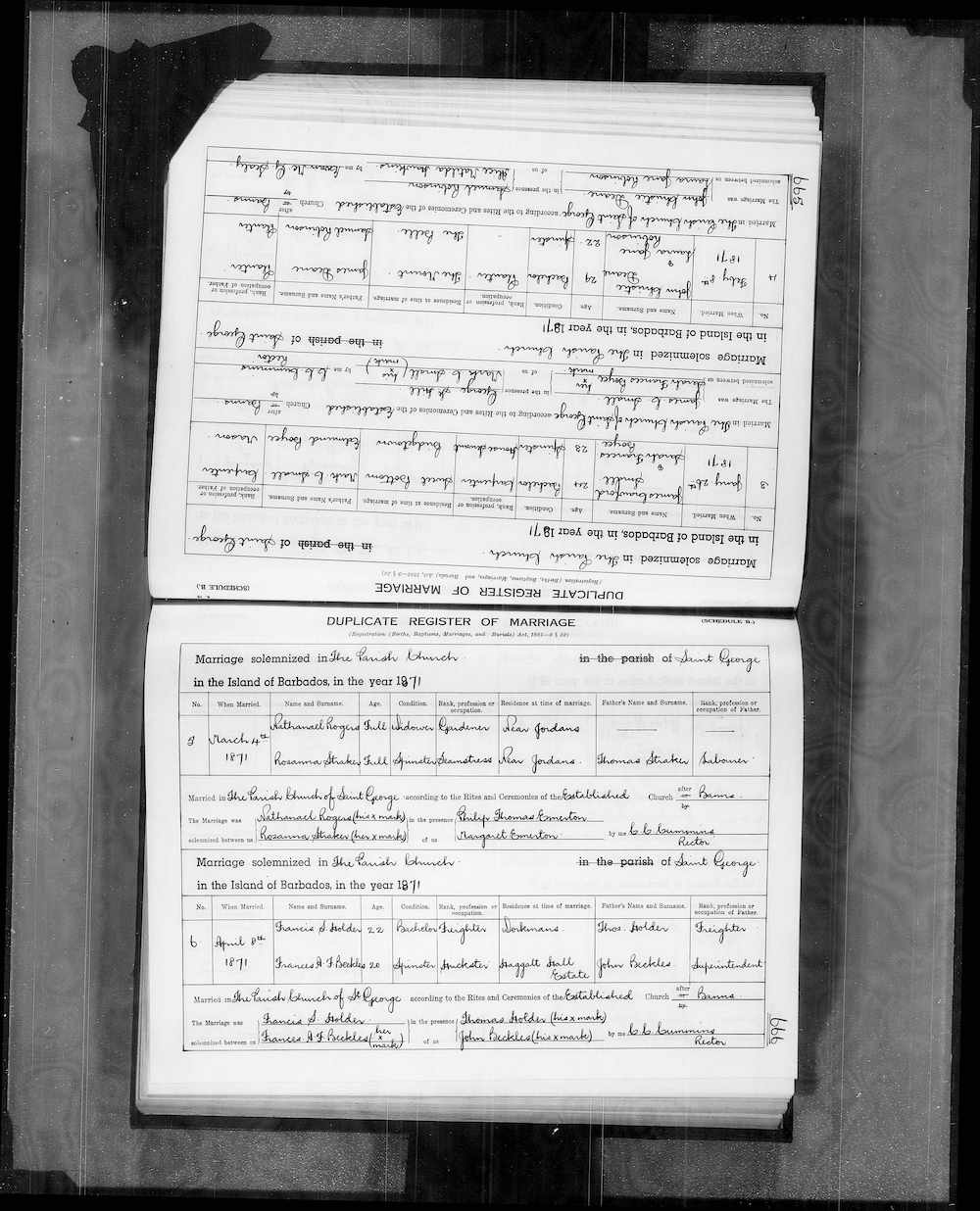 Marriage John Christie Deane